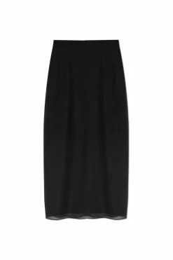 Dolce & Gabbana CZARNY Jedwabna spódnica