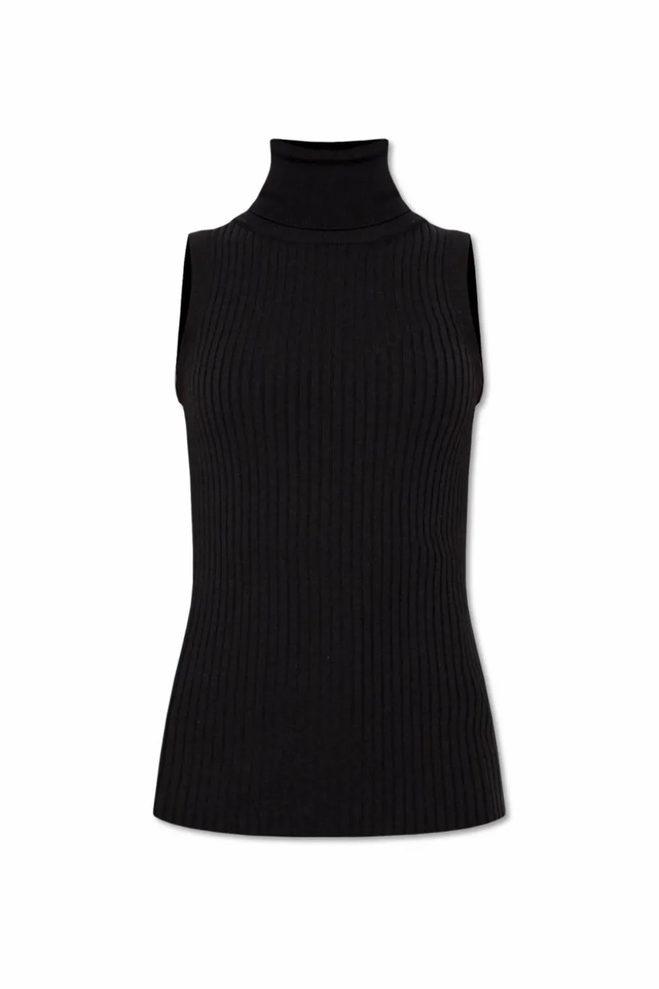 Dolce & Gabbana CZARNY Kamizelka z golfem