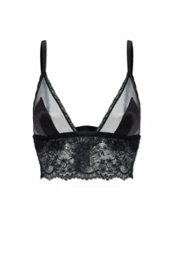 Dolce & Gabbana CZARNY Koronkowy biustonosz