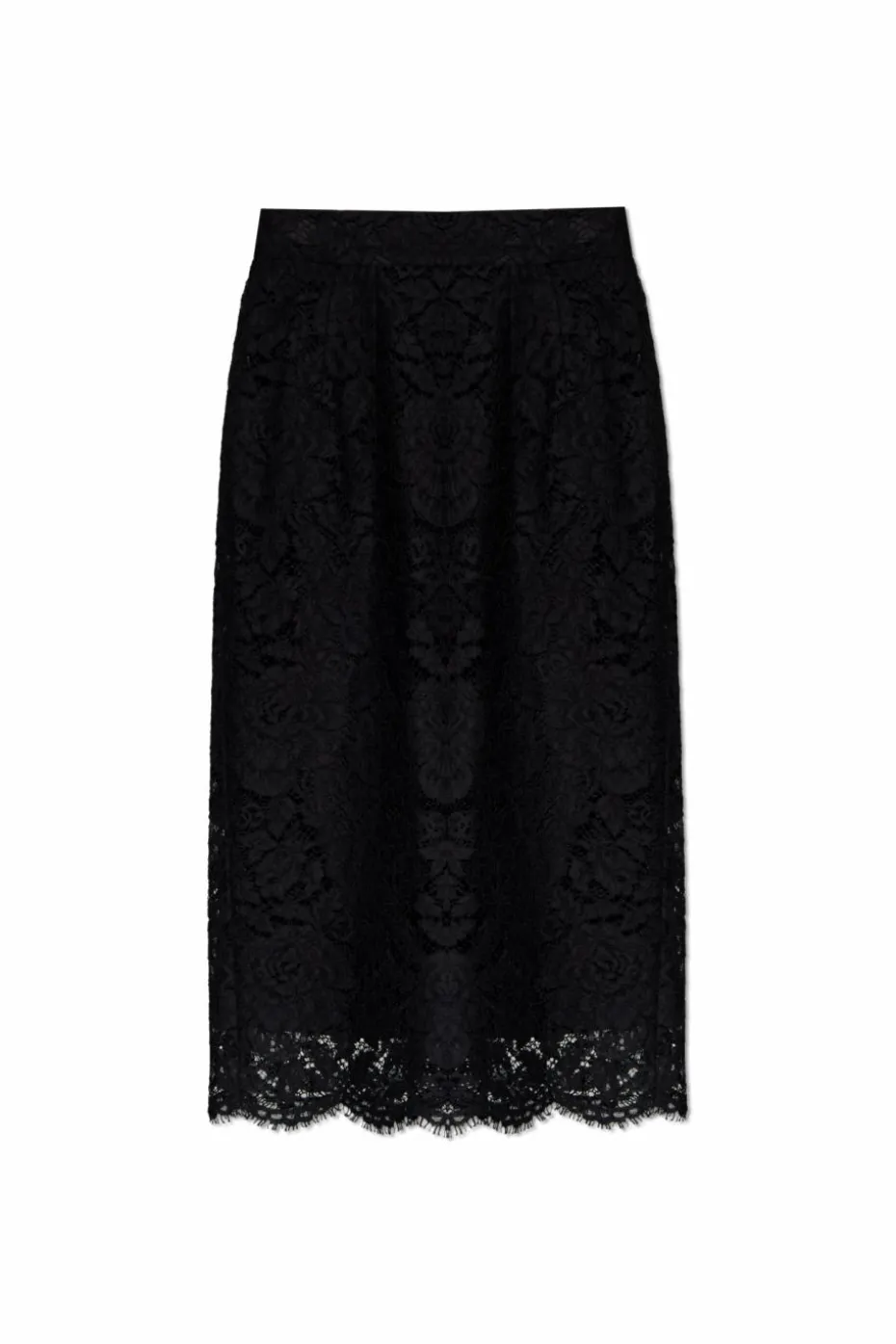 Dolce & Gabbana CZARNY Koronkowa spódnica