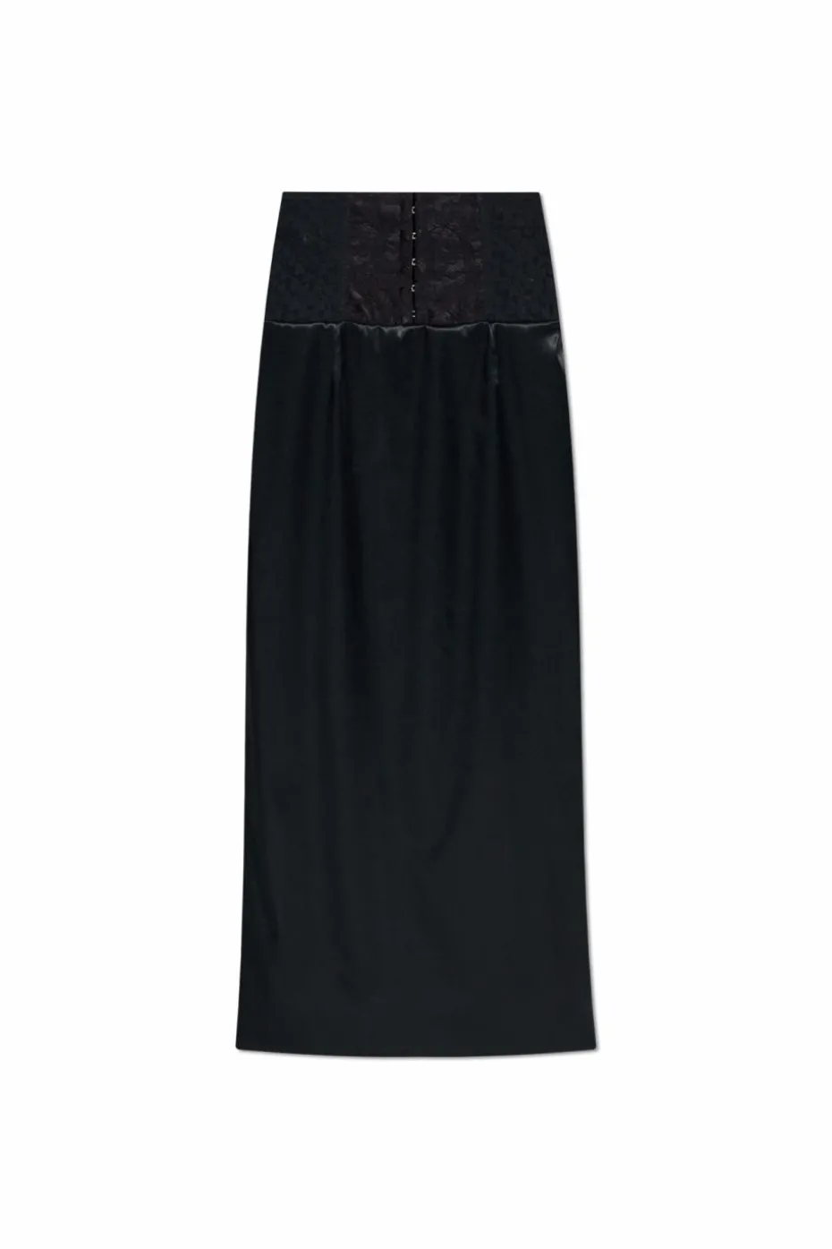 Dolce & Gabbana CZARNY Satynowa spódnica