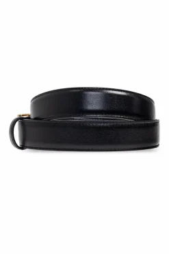 Dolce & Gabbana CZARNY Skórzany pas