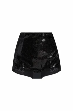 Dolce & Gabbana CZARNY Szorty z wysokim stanem