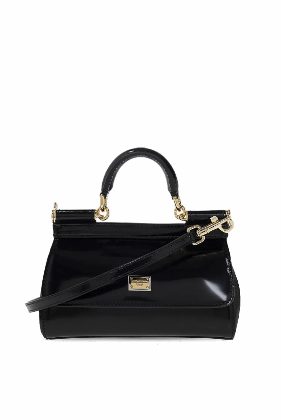 Dolce & Gabbana CZARNY Torba na ramię ‘Sicily Small’