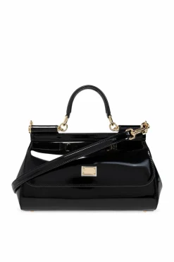 Dolce & Gabbana CZARNY Torba na ramię `Sicily`