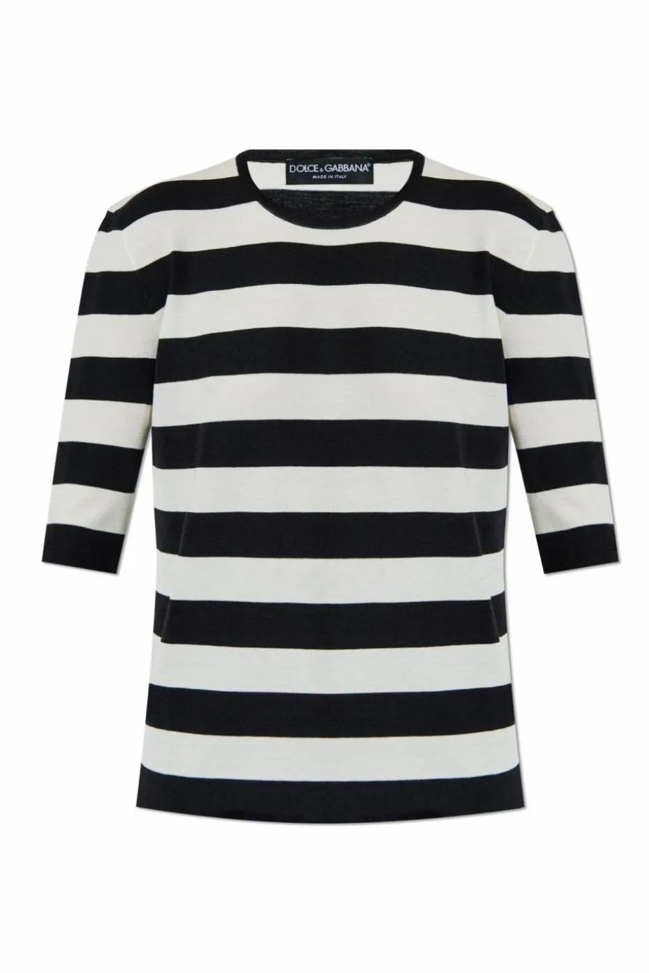 Dolce & Gabbana CZARNY Wełniany sweter