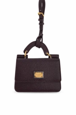 Dolce & Gabbana FIOLETOWY Etui na karty