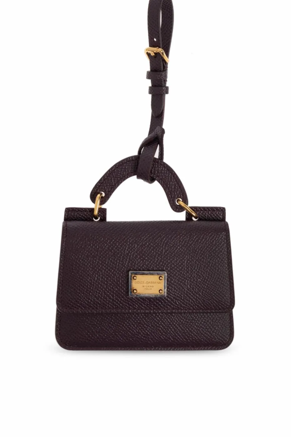Dolce & Gabbana FIOLETOWY Etui na karty