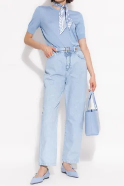 Dolce & Gabbana jasnoniebieski Jeansy z logo