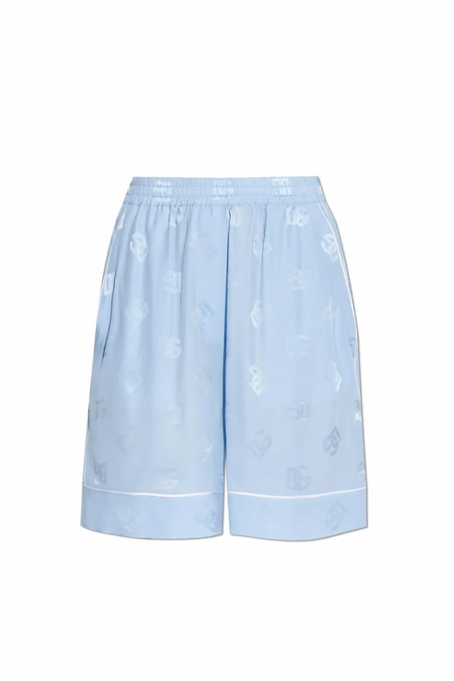 Dolce & Gabbana jasnoniebieski Jedwabne szorty