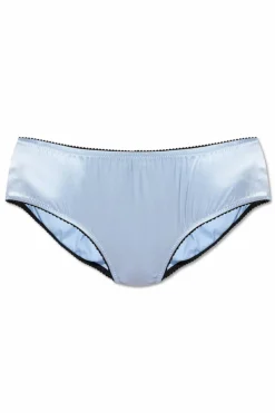 Dolce & Gabbana jasnoniebieski Jedwabne figi