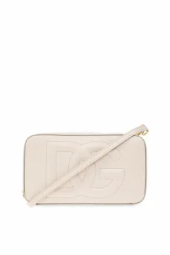 Dolce & Gabbana kremowy Torba na ramię 'DG Logo Small'