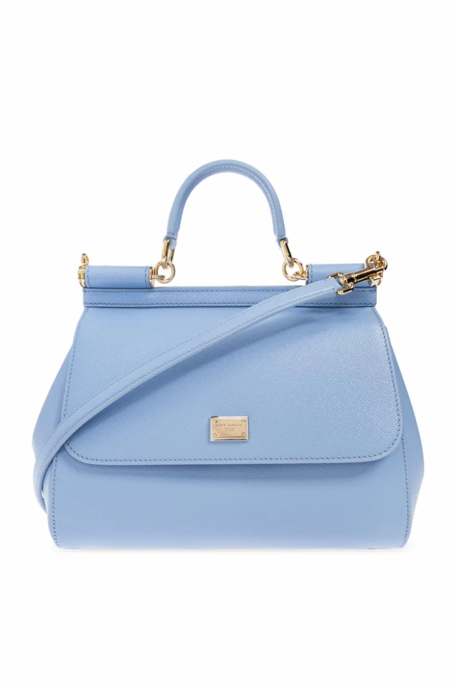 Dolce & Gabbana NIEBIESKI Torba do ręki ‘Sicilly Medium’