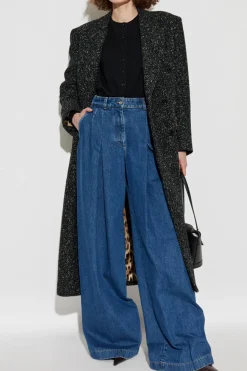 Dolce & Gabbana NIEBIESKI Jeansy z szerokimi nogawkami