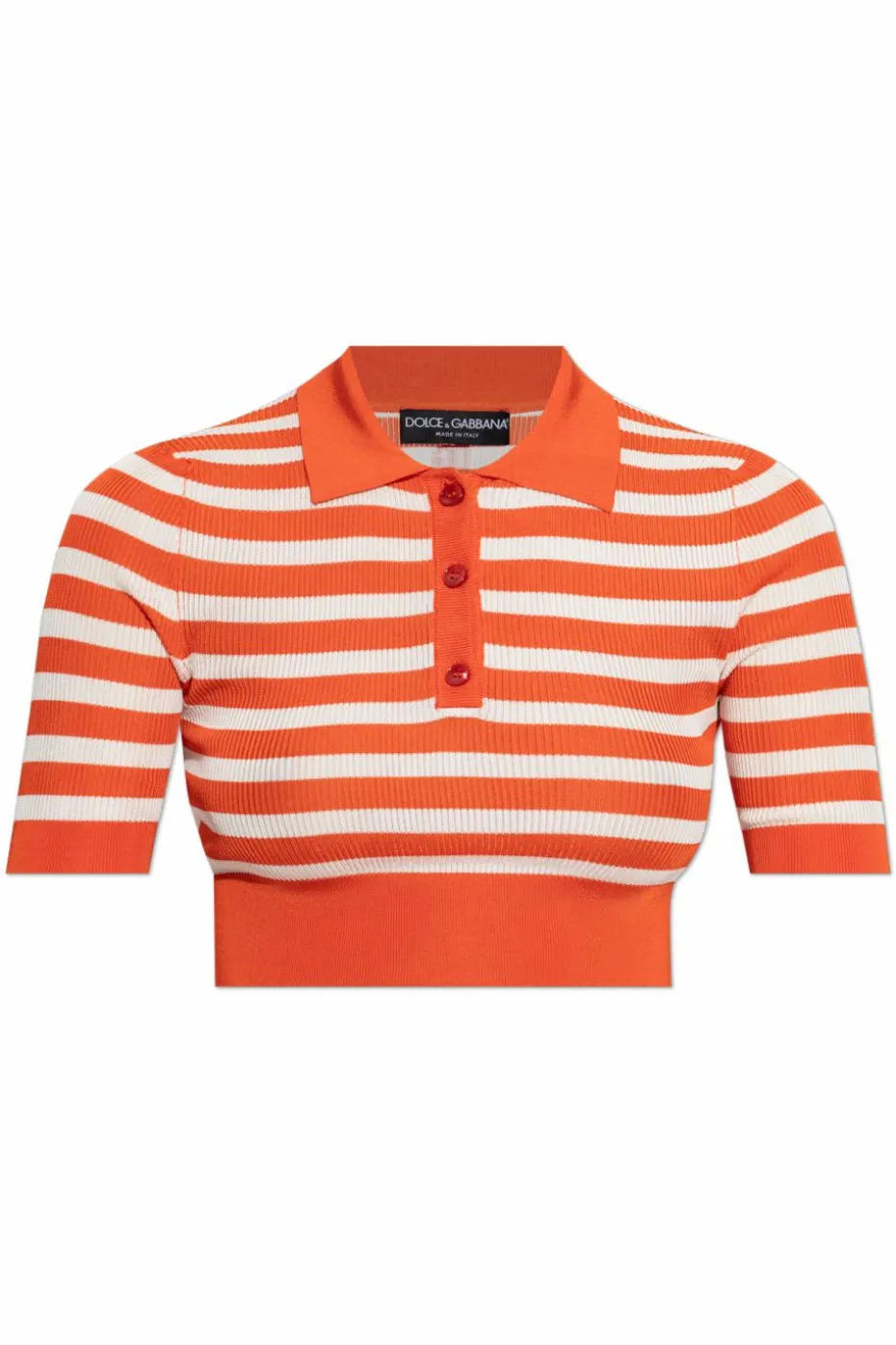 Dolce & Gabbana POMARAŃCZOWY Krótkie polo