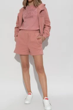Dolce & Gabbana RÓŻOWY Bluza z kapturem