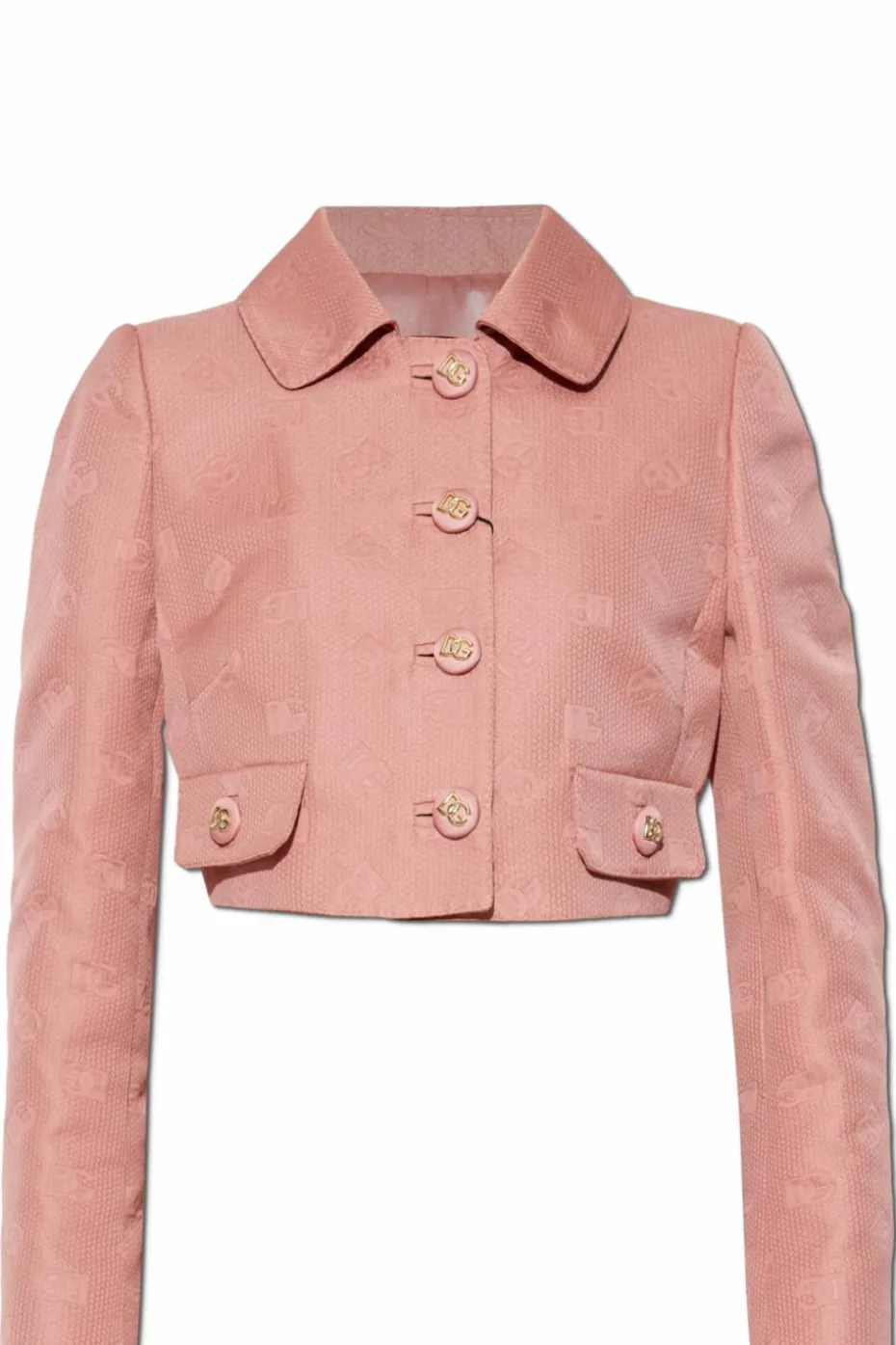 Dolce & Gabbana RÓŻOWY Krótka marynarka