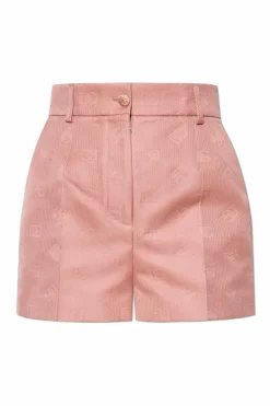 Dolce & Gabbana RÓŻOWY Szorty z monogramem