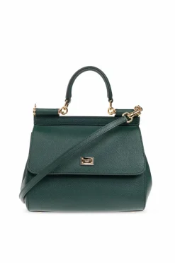 Dolce & Gabbana ZIELONY Torba do ręki `Sicily Medium