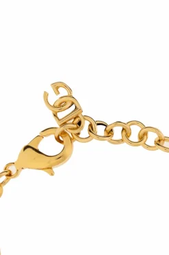 Dolce & Gabbana ZŁOTY Bransoleta z perłami