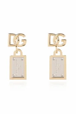 Dolce & Gabbana ZŁOTY Mosiężne klipsy