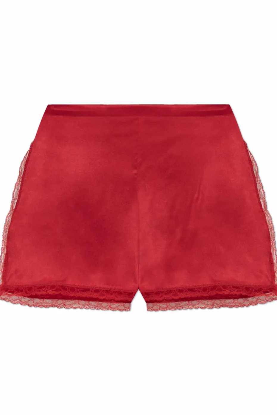 Dries Van Noten CZERWONY Jedwabne szorty