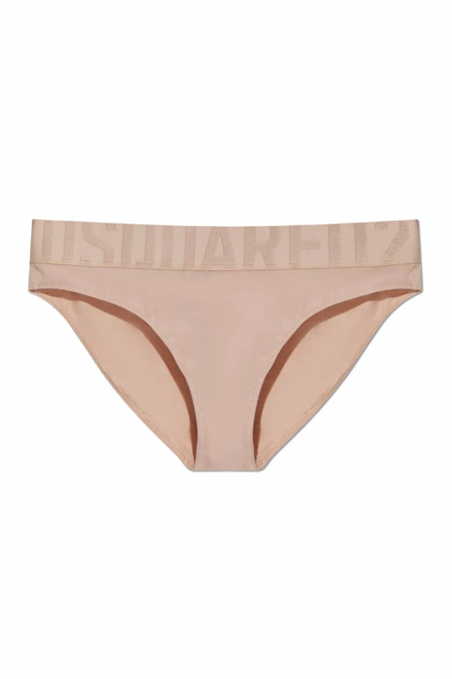 Dsquared2 beżowy Figi z logo