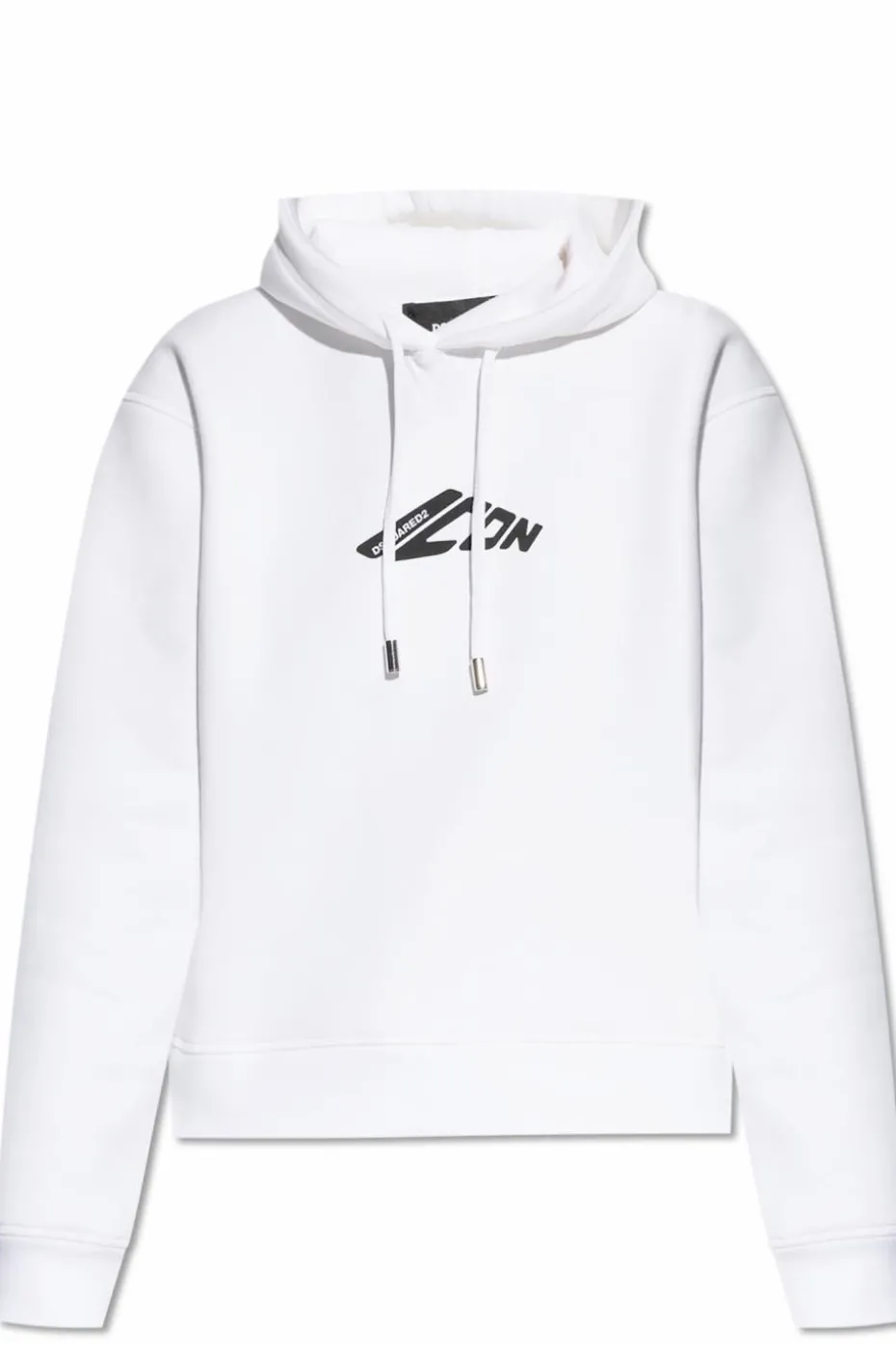 Dsquared2 BIAŁY Bluza z kapturem