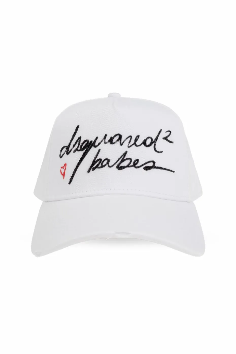 Dsquared2 BIAŁY Czapka z daszkiem