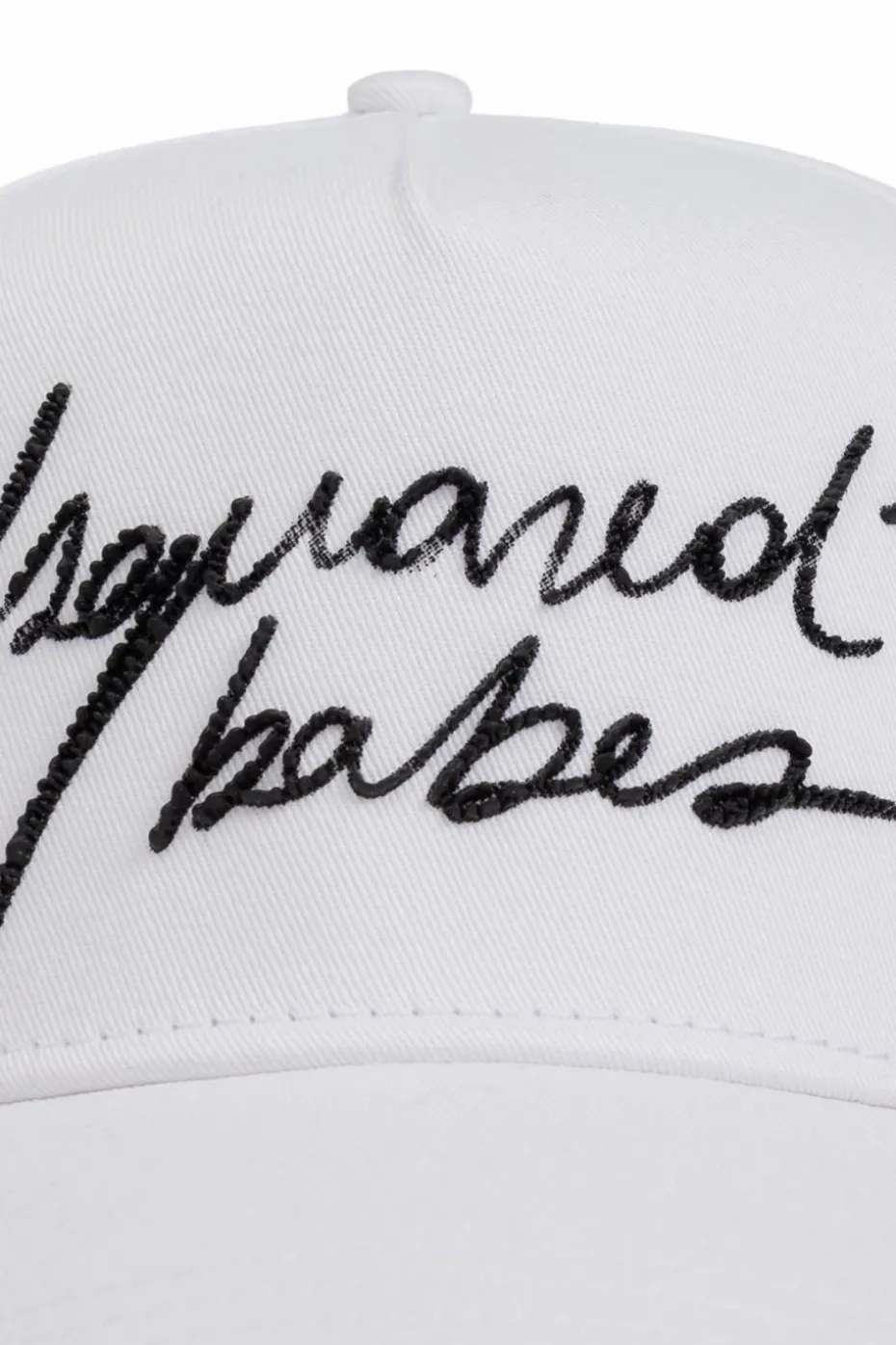 Dsquared2 BIAŁY Czapka z daszkiem