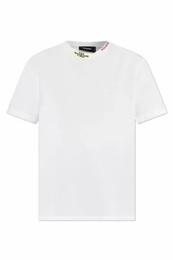 Dsquared2 BIAŁY T-shirt z logo