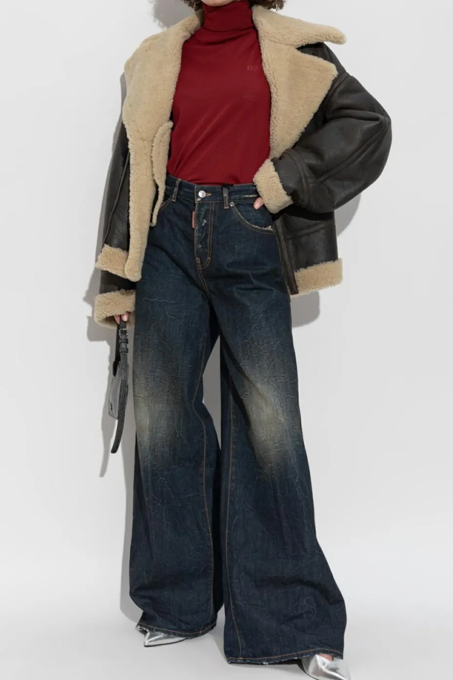 Dsquared2 BORDO Wełniany sweter