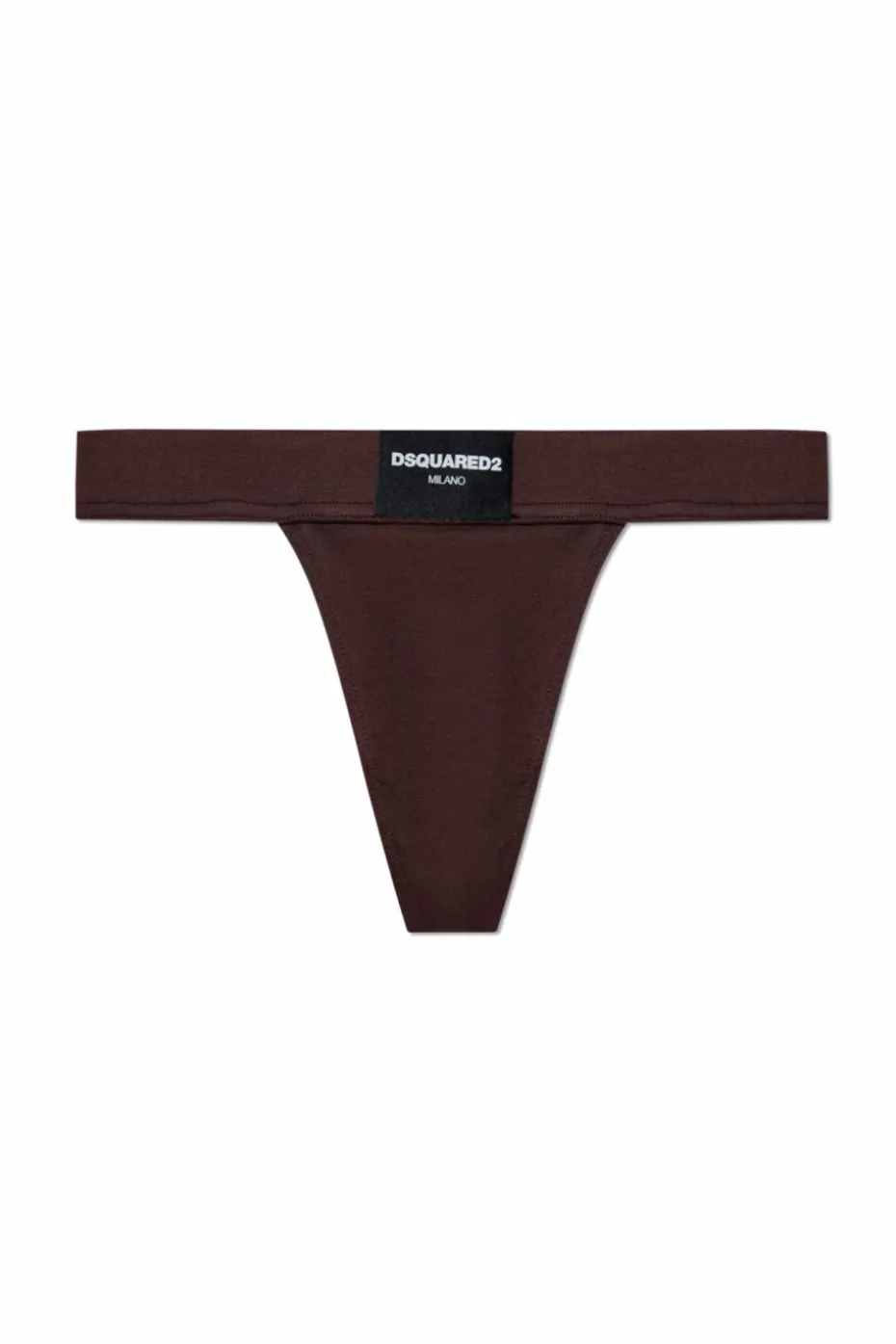 Dsquared2 BRĄZOWY Stringi z logo