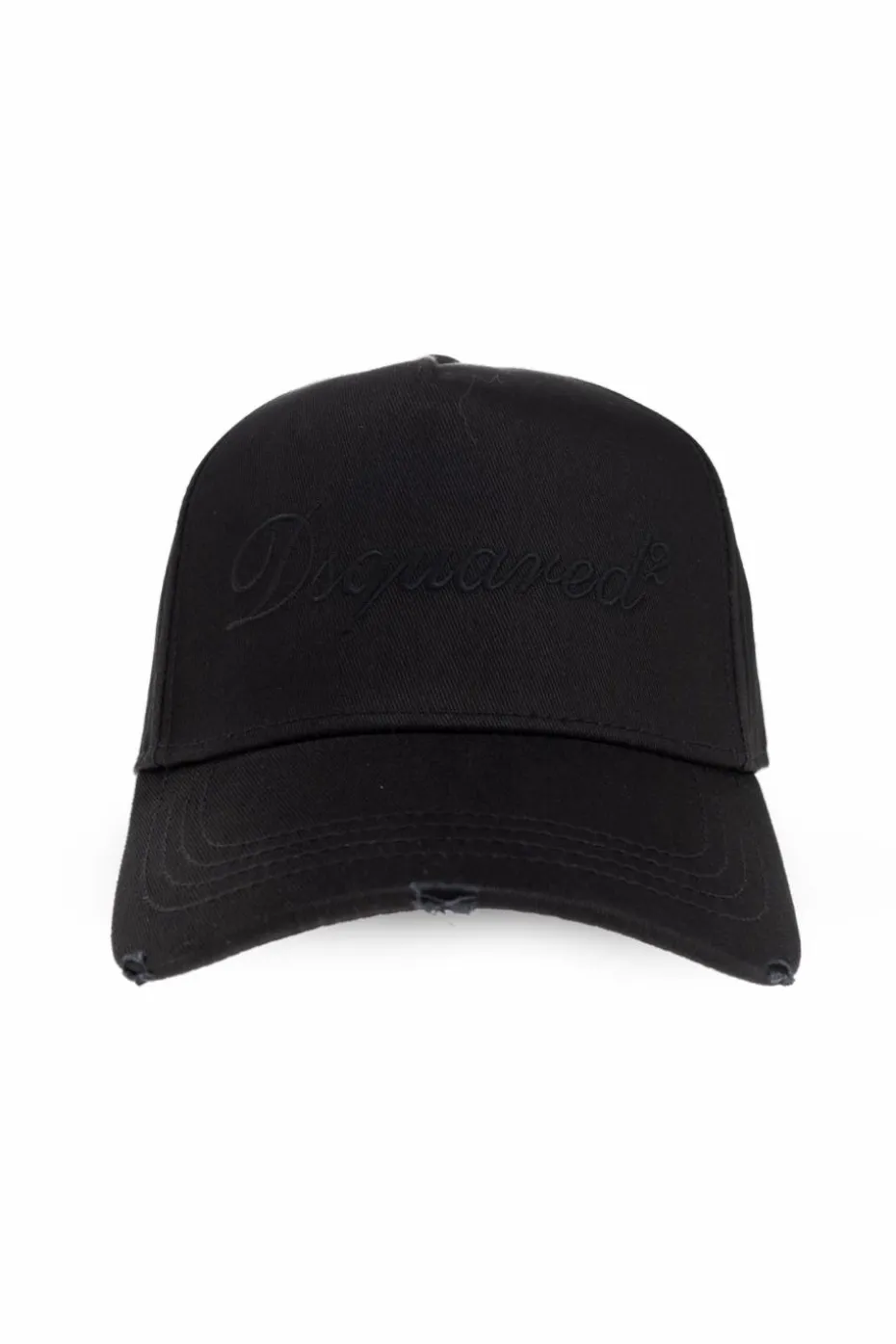 Dsquared2 CZARNY Czapka z daszkiem