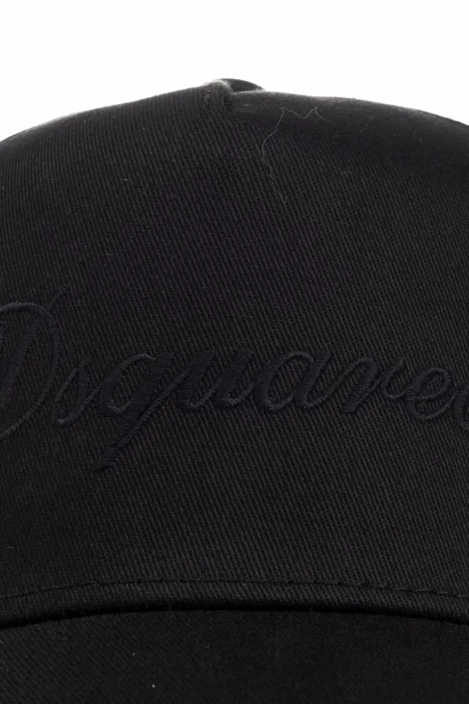 Dsquared2 CZARNY Czapka z daszkiem