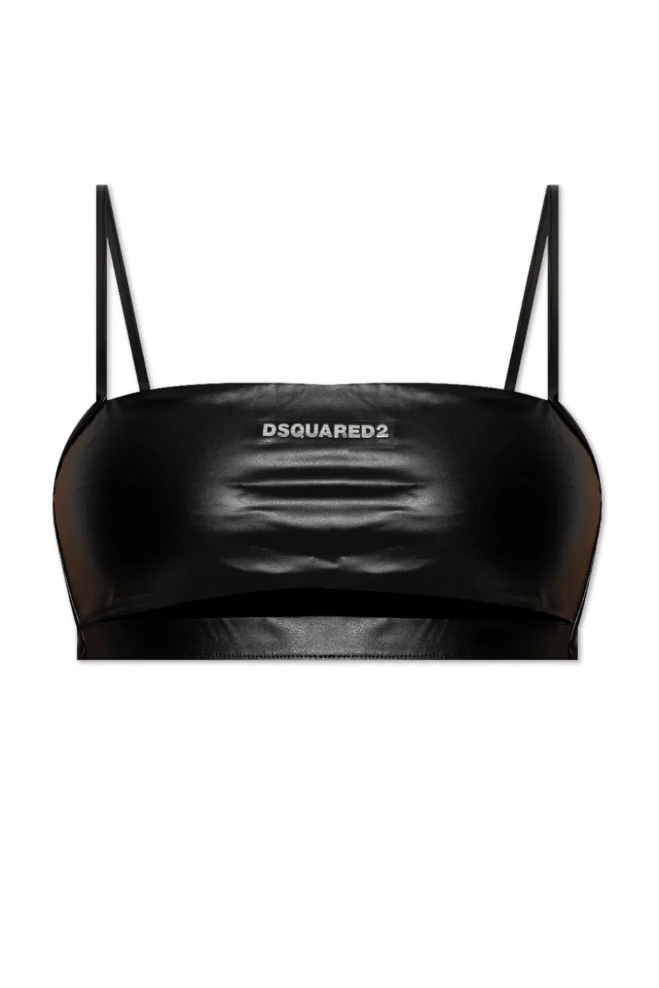 Dsquared2 CZARNY Góra od kostiumu kąpielowego
