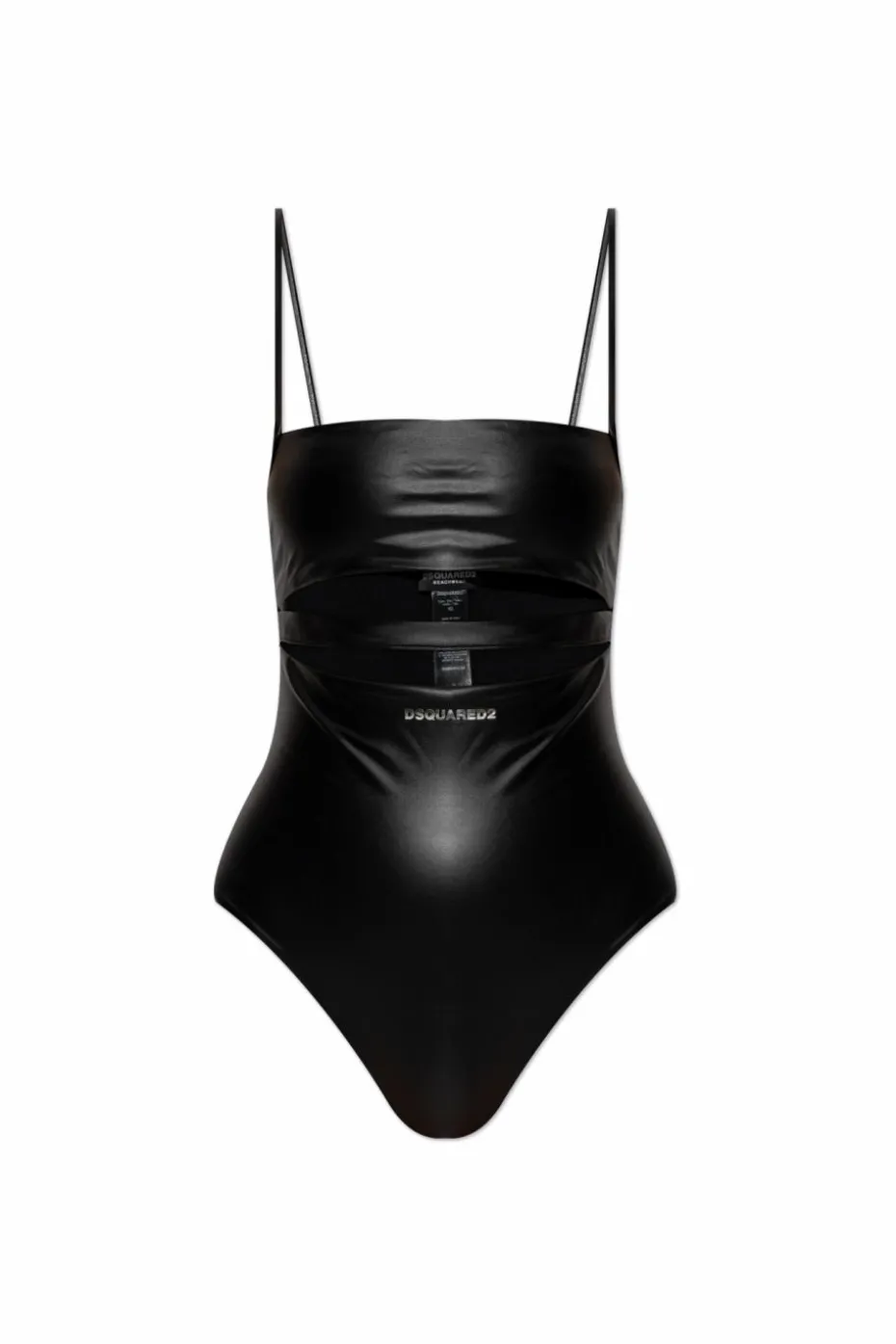 Dsquared2 CZARNY Jednoczęściowy kostium kąpielowy