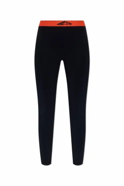 Dsquared2 CZARNY Leginsy z logo