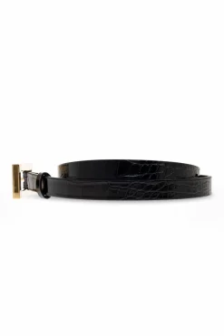 Dsquared2 CZARNY Skórzany pasek