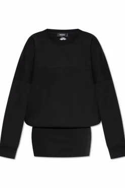 Dsquared2 CZARNY Sukienka z logo