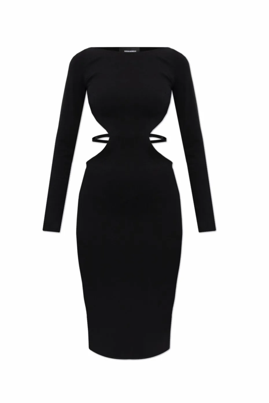 Dsquared2 CZARNY Sukienka z wycięciami