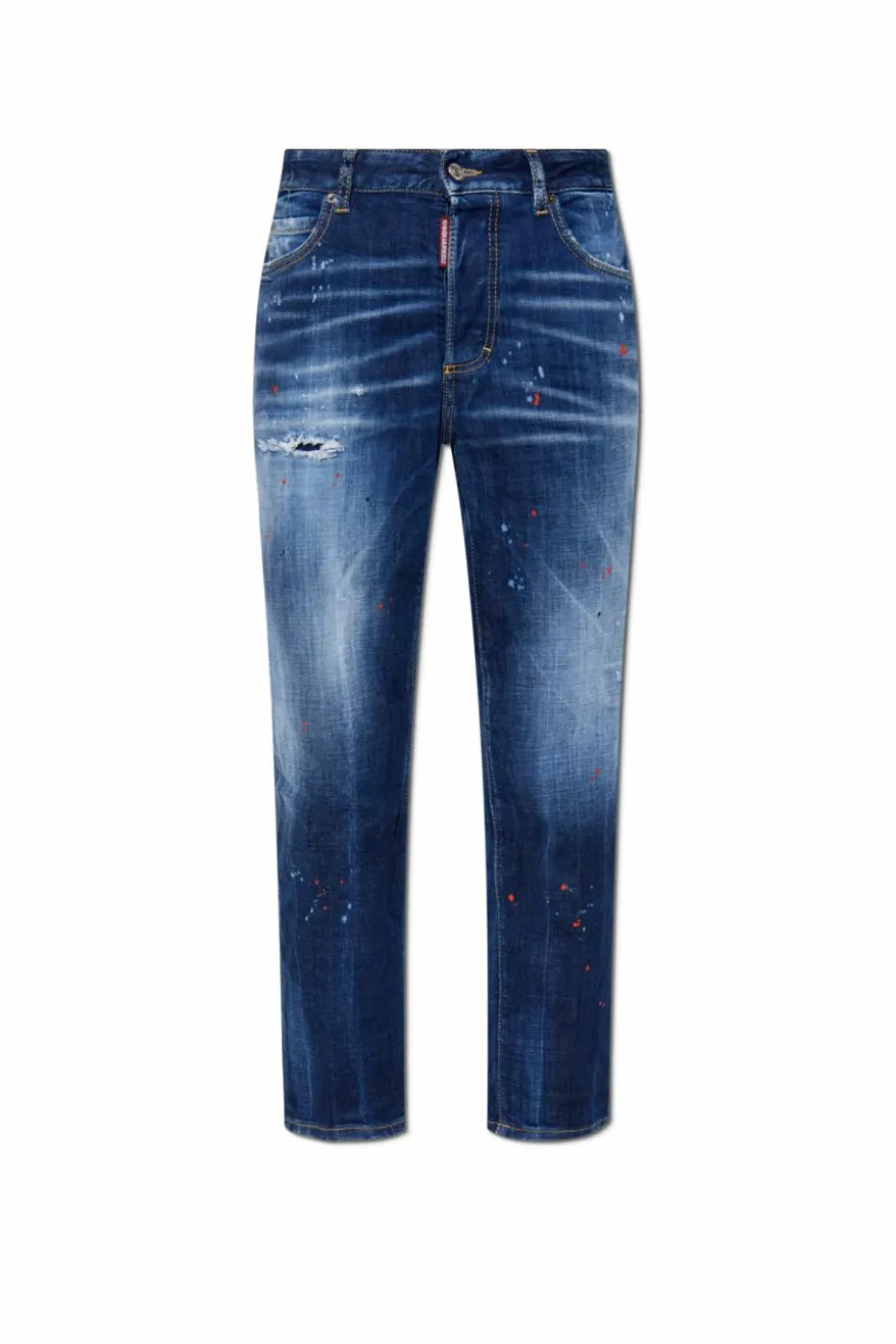 Dsquared2 GRANATOWY Jeansy `Boston`