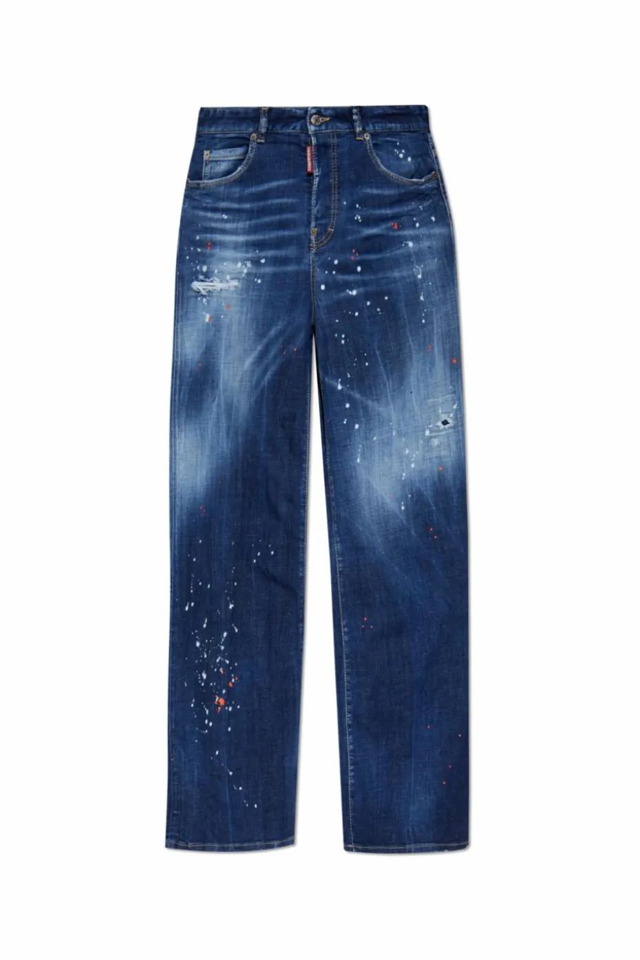 Dsquared2 GRANATOWY Jeansy `Traveller`