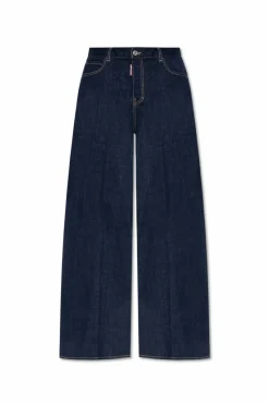 Dsquared2 GRANATOWY Jeansy `Traveller`