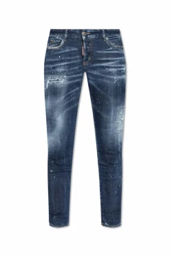 Dsquared2 GRANATOWY Jeansy ‘Jennifer’