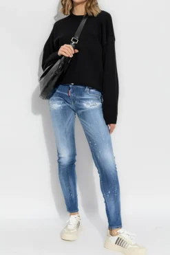 Dsquared2 NIEBIESKI Jeansy `Twiggy Jean`