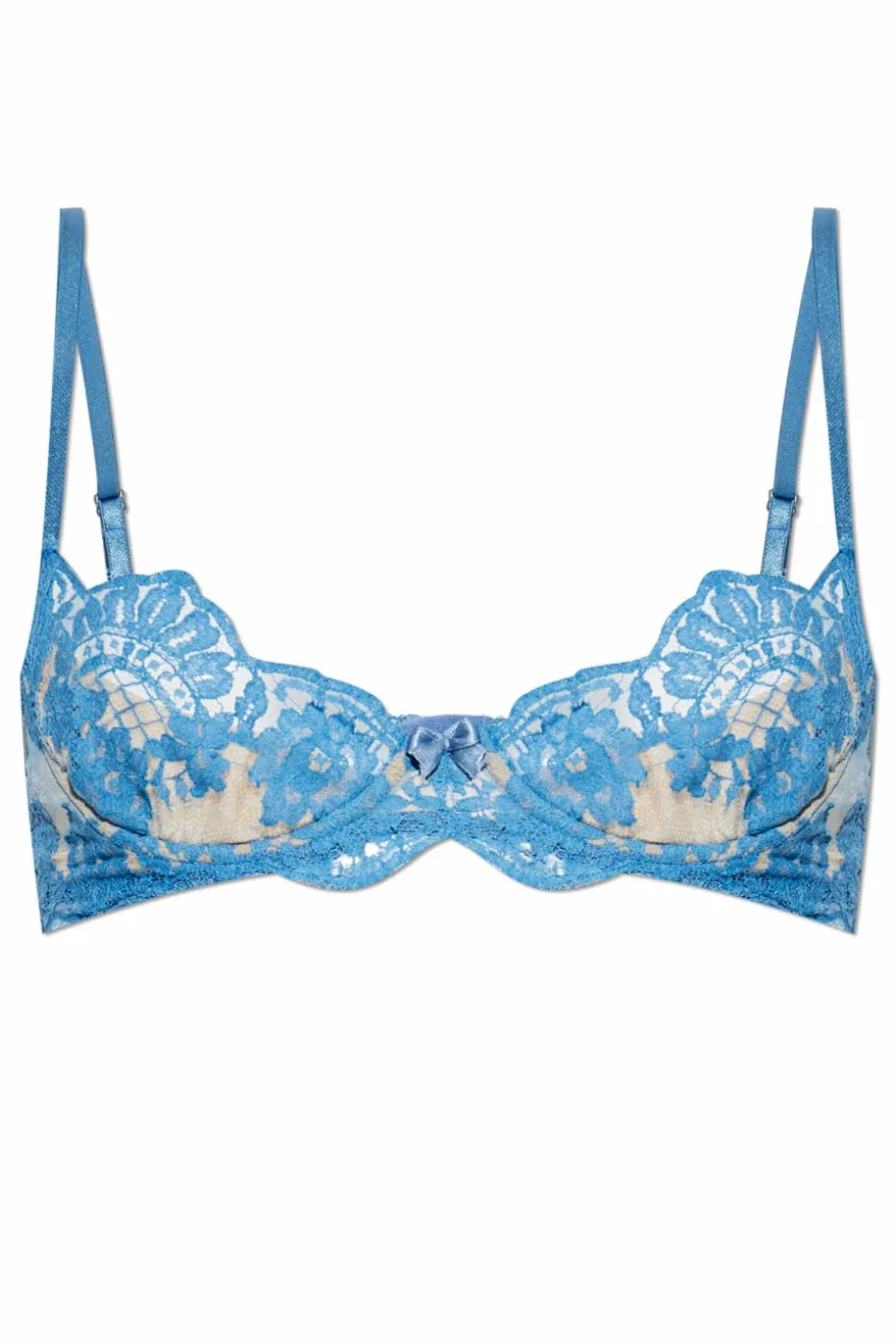 Dsquared2 NIEBIESKI Koronkowy biustonosz