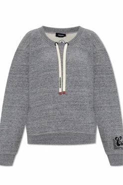 Dsquared2 SZARY Bawełniana bluza