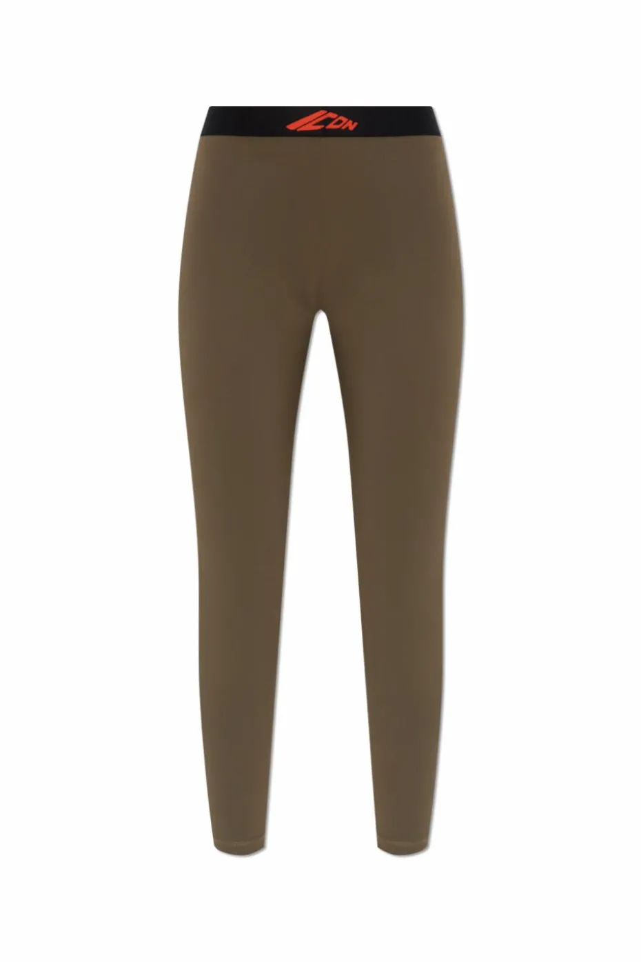 Dsquared2 ZIELONY Leginsy z logo