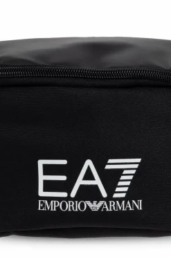 EA7 Emporio Armani CZARNY Torba na pas z logo